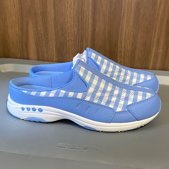 Easy Spirit Blue Checkered Women's Sneakers - Picture 7 of 7